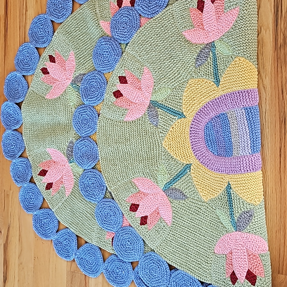 NWT JODI BOUSSON HANDMADE RUG - Picture 4 of 10
